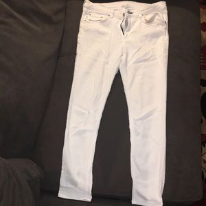 ⭐️White⭐️ Rag & Bone cropped white jeans